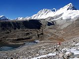 23 Shishapangma Southwest Base Camp With View Of Goldum, Risum, Shishapangma, Pungpa Ri and Nyanang Ri